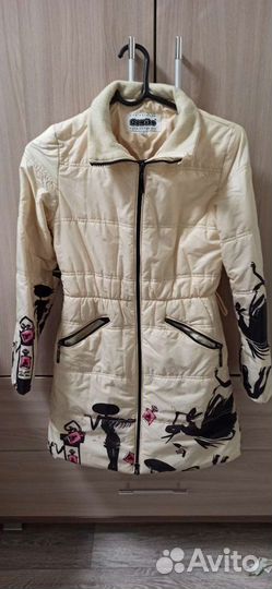 Пальто для девочки 140