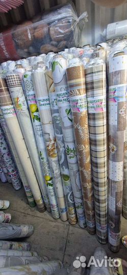 Скатерть клеенка новая рулоны опт