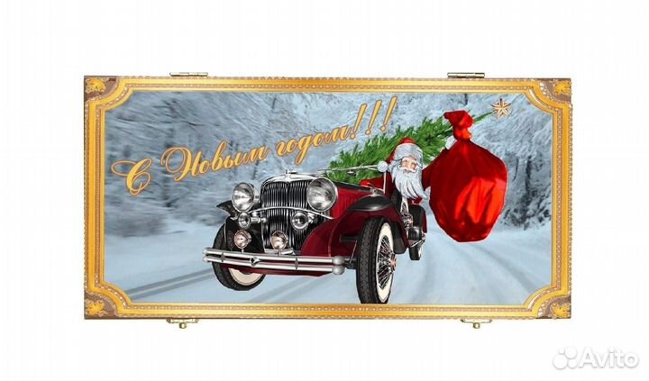 Подарочные нарды. Ручная роспись