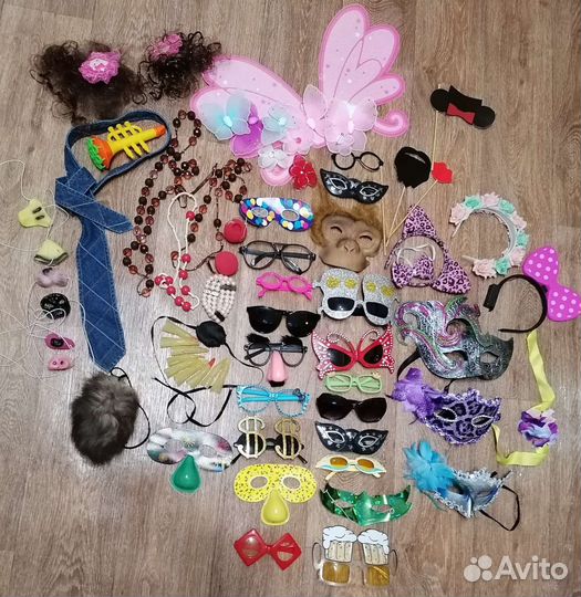Парики очки маскарад