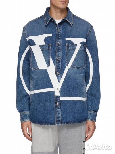 Джинсовая рубашка Valentino