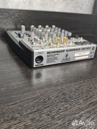 Микшерный пульт behringer eurorack ub1002