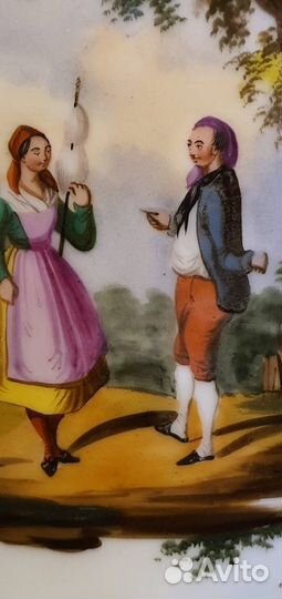 Парные вазы, Старый Париж, Франция, 19 век