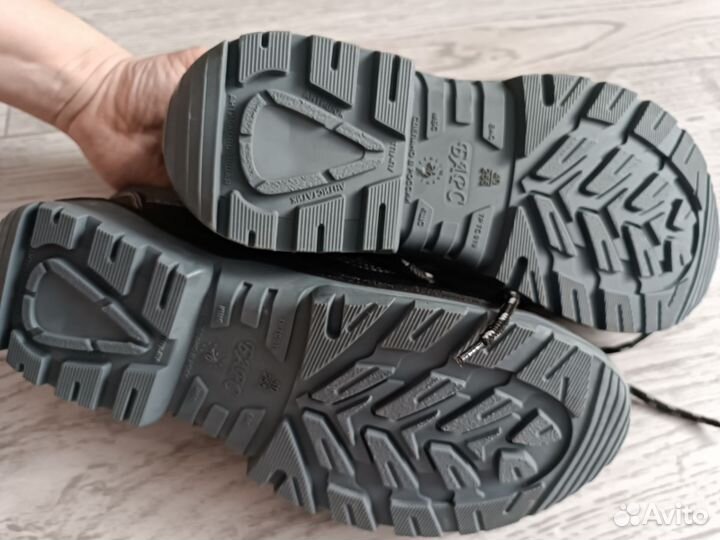 Ботинки с металлическим носом мужские