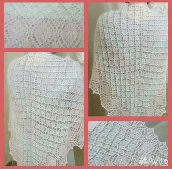 Шаль ручная работа