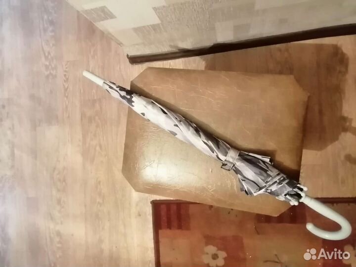 Зонт для мальчика защитного цвета