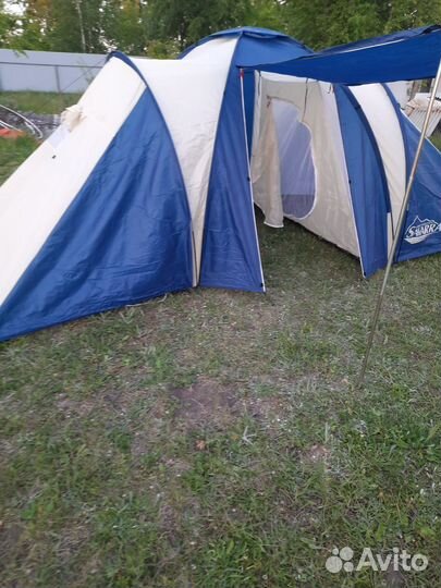 Палатка туристическая 4 местная с тамбуром