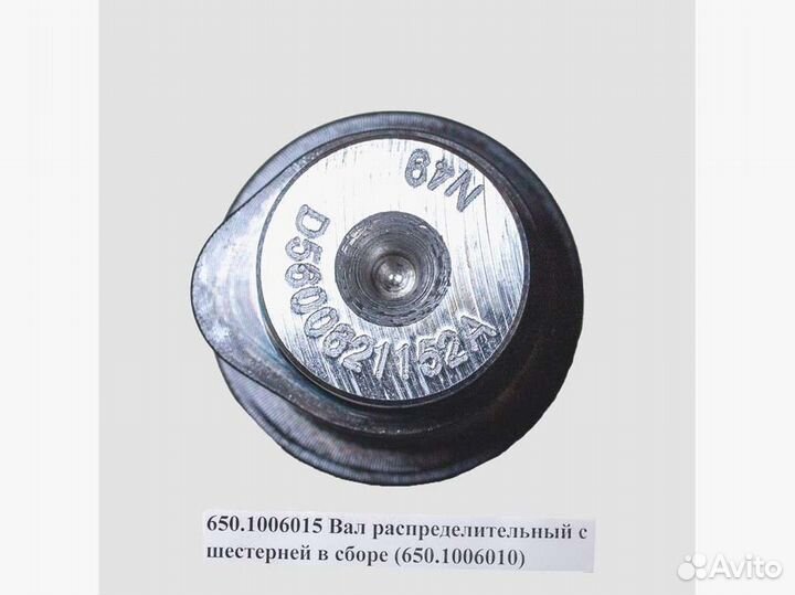 Вал распределительный с шестерней в сборе