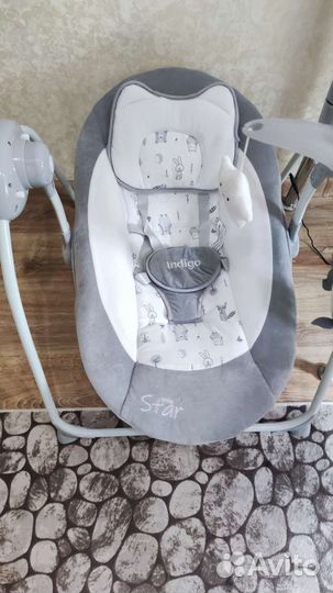 Детская электронная качель