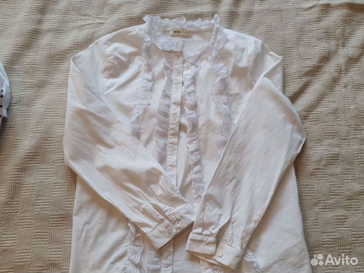 Школьные блузки, кардиган р 140,146-152