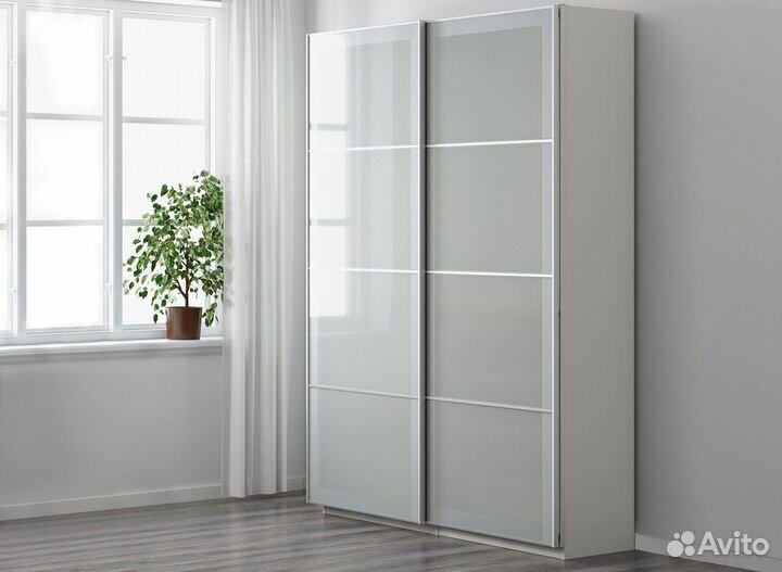 Панель Хокксунд для двери шкафа Пакс Икея 75*236