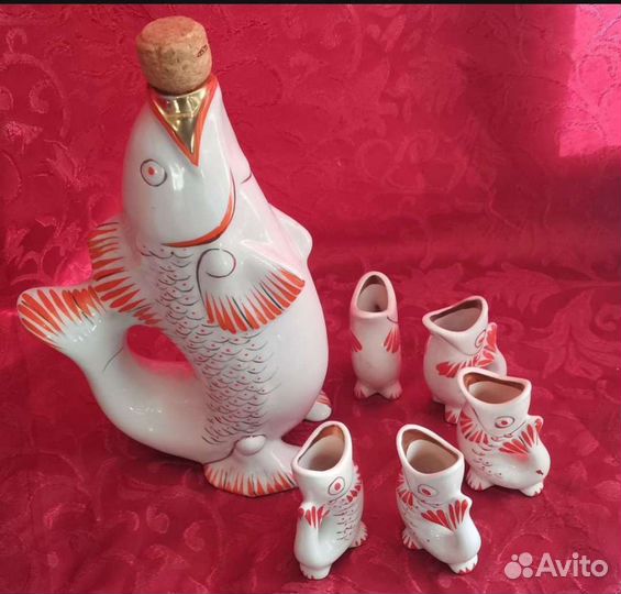 Коньячный набор рыбки