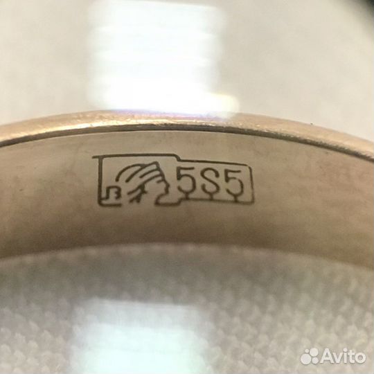 Кольцо золото 585 пробы размер 22,5 №063398