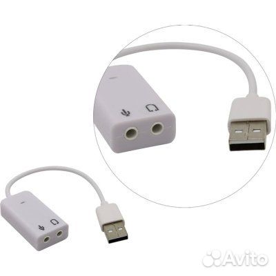 Звуковая плата Orient AU-01S белый