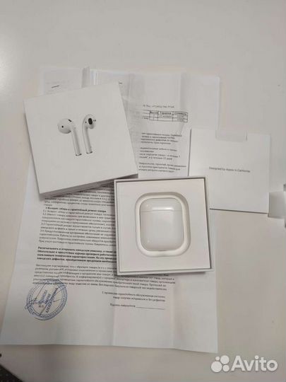 Airpods оригинал с чеками