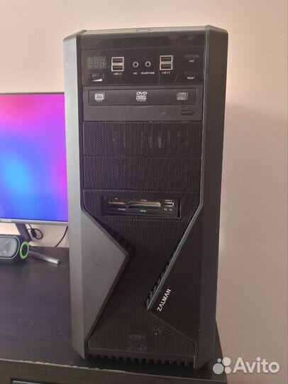 Корпус для компьютера Zalman Z9 Plus + 6 кулеров