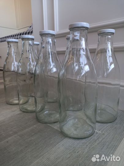 Стеклянная бутылка 1 л