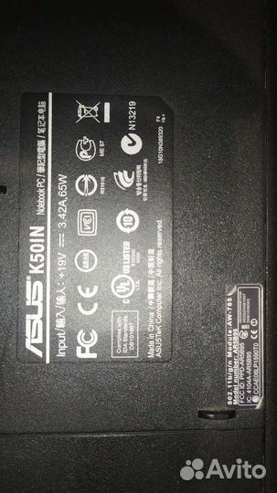 Ноутбук asus k50in