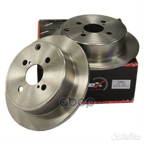 Диск торм. toyota corolla (E12) 02-07 зад.(d25