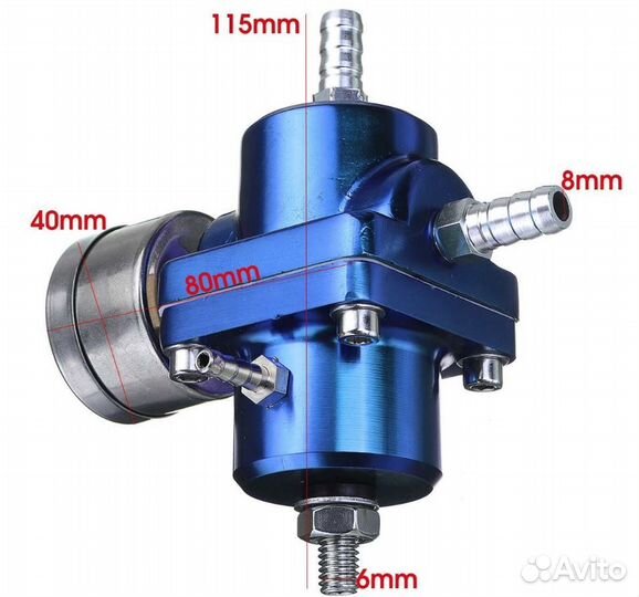 Регулятор давления топлива с манометром