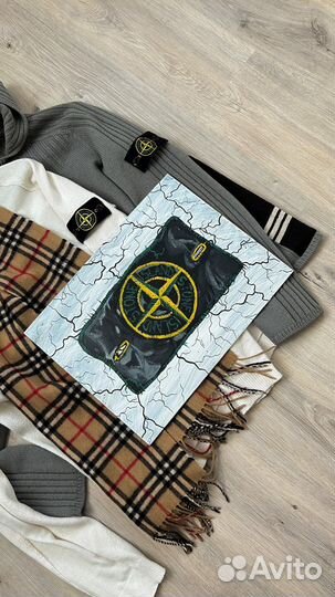 Холст stone island