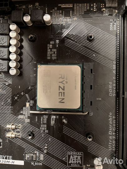 Gigabyte GA-A320m-h и amd ryzen 5 1600