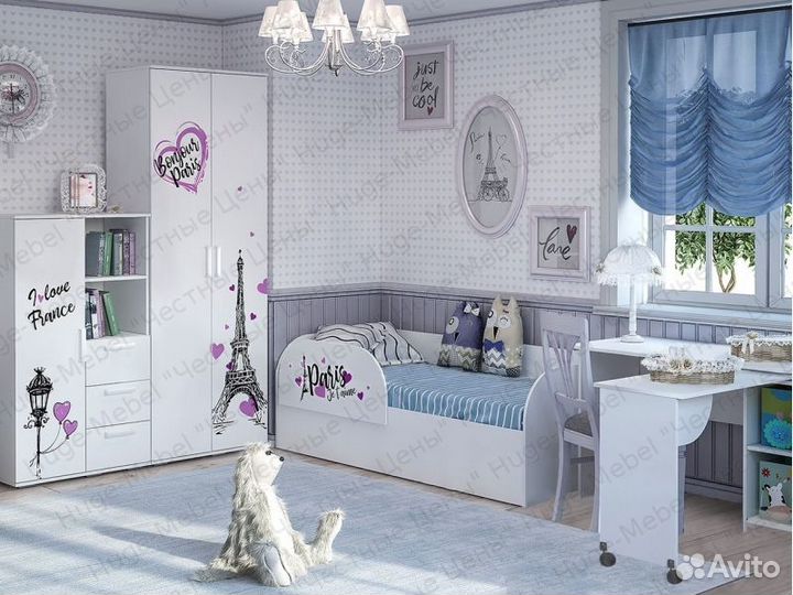 Детская кровать Бонжур с подъемным механизмом