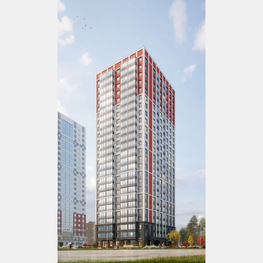 1-к. квартира, 41,4 м², 23/25 эт.