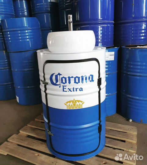 Тумба с раковиной из бочки