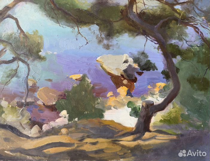 Картина маслом морской пейзаж