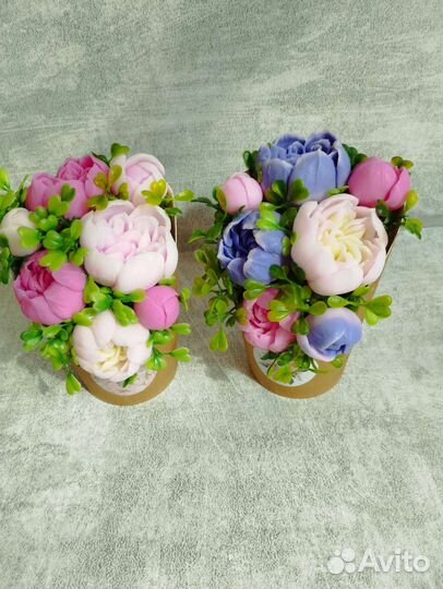 Букет из мыла ручной работы