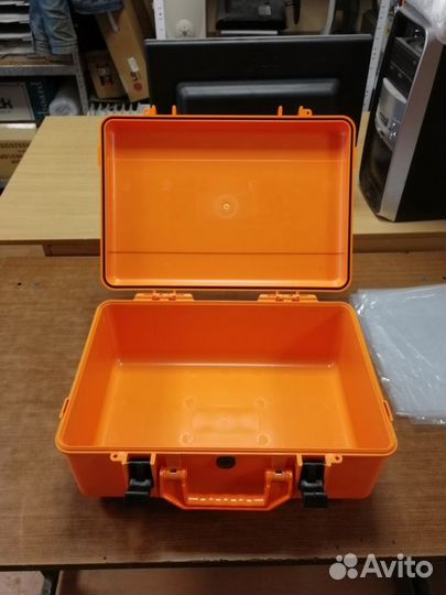 Кейс защитный ударопрочный оранжевый 470х357х176