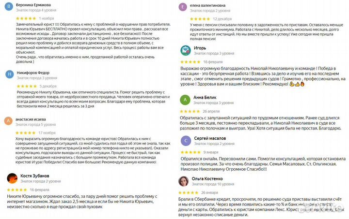 Взыскание долгов, убытков, неустоек, штрафов и пр