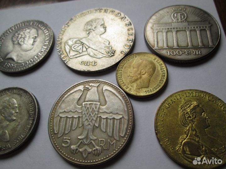 Старинные монеты Европы и России