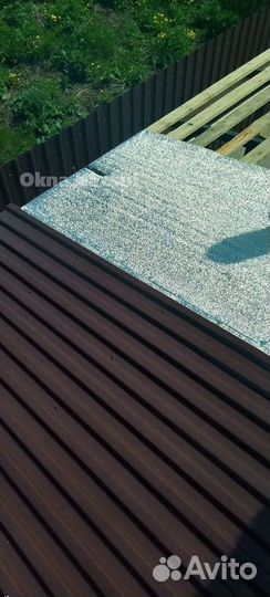 Рама с крышей на балкон