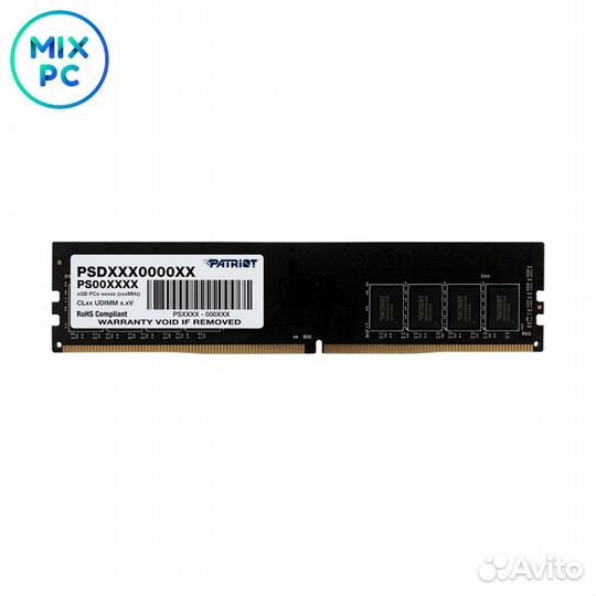 Модуль памяти DDR4 8GB 3200MHz Patriot Signature L