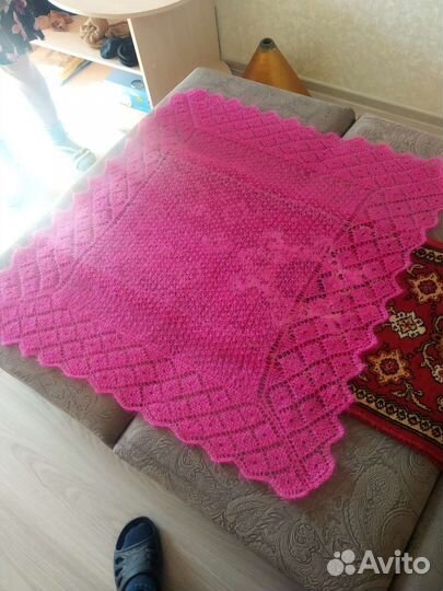 Шаль из королевского мохера