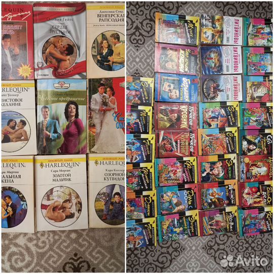 Книги (любовные романы, детектив)