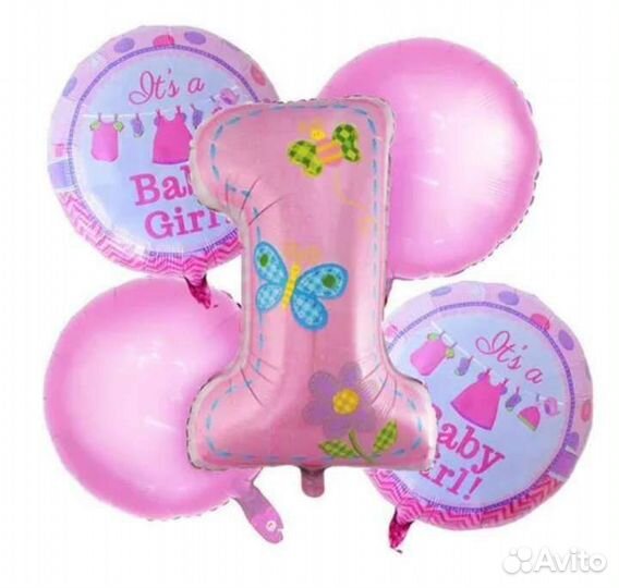 Цифра 1 на годик