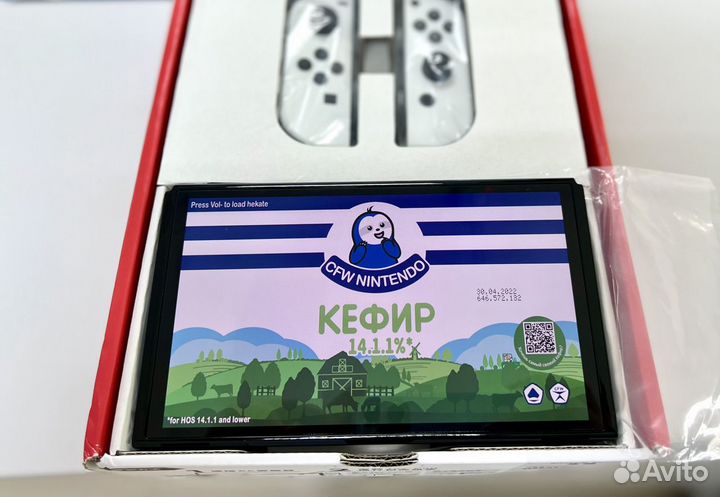 Nintendo Switch Oled прошитый новый + Zelda TotK