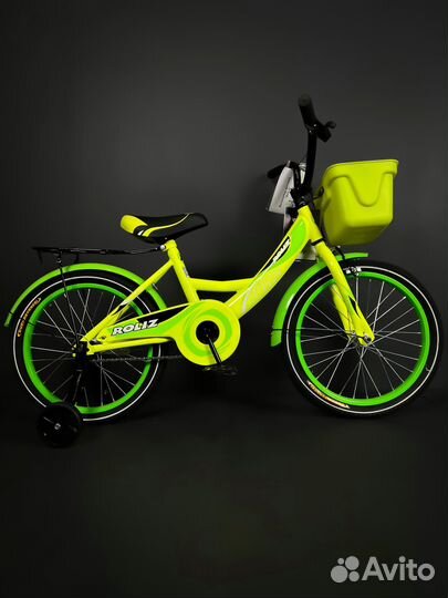 Велосипед детский Roliz 301 Зелёный 18
