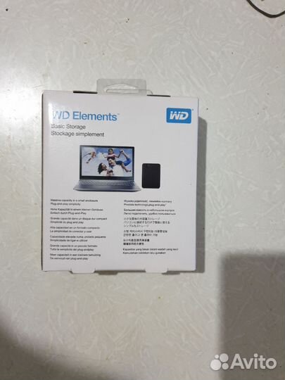 Внешний жесткий диск 1Тб WD Elements