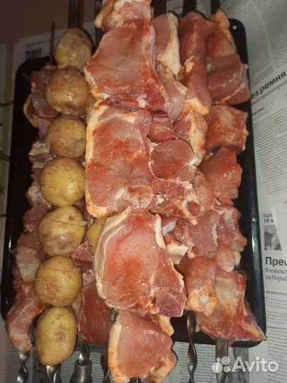 Наборы для шашлыка, мясо лучшего качества