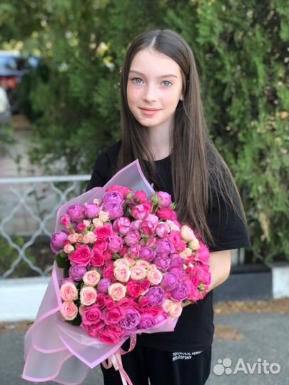 101 роза букеты