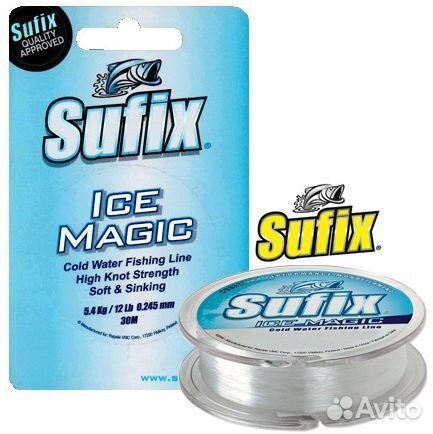 Леска Sufix Ice Magic зимняя 30м