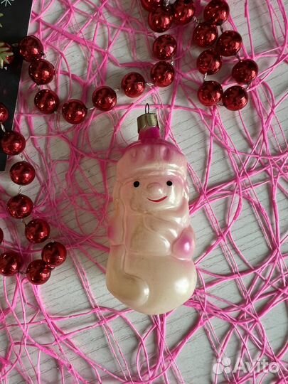 Елочная игрушка «Снеговик»