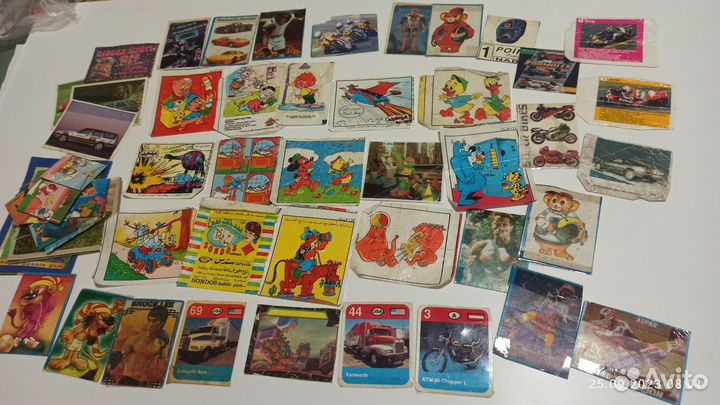 Вкладыши от жвачек 90 х за всё не делю