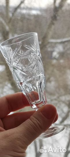 Хрустальная Рюмка на ножке СССР