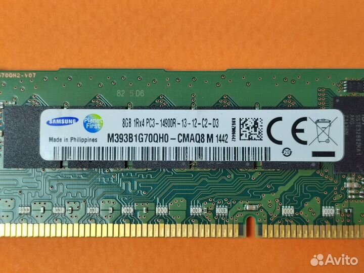 DDR3 8GB 1866 MHz ECC REG samsung 1Rx4 Серверная