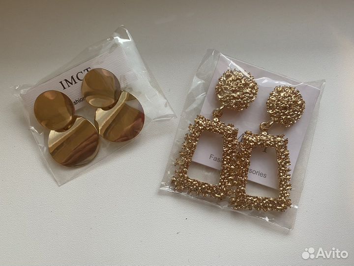 Серьги новые